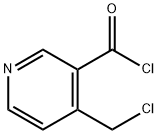 3-Pyridinecarbonylchloride,4-(chloromethyl)-(9CI) Struktur