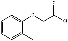 (2-methylphenoxy)acetyl chloride Struktur