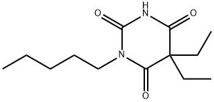 5,5-Diethyl-1-pentylbarbituric acid Struktur