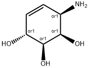 4-Cyclohexene-1,2,3-triol,6-amino-,(1alpha,2alpha,3beta,6alpha)-(9CI) Struktur