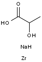 sodium zirconium lactate Struktur