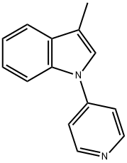 3-methyl-N-(4-pyridyl)indole Struktur