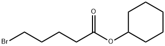 5-Bromopentanoic acid, cyclohexyl ester Struktur