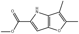 METHYL2,3-DIMETHYL-4H-FURO-[3,2-B]PYRROLE-5-CARBOXYLATE Struktur