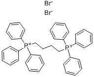 TETRAMETHYLENEBIS(TRIPHENYLPHOSPHONIUM BROMIDE) Struktur