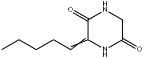 2,5-Piperazinedione,3-pentylidene-(9CI) Struktur