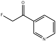 Ethanone, 2-fluoro-1-(3-pyridinyl)- (9CI) Struktur