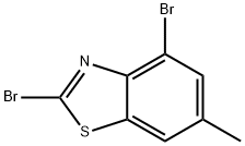 2,4-DIBROMO-6-METHYLBENZOTHIAZOLE Struktur