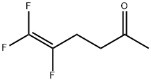 5-Oxo-1,1,2-trifluorohex-1-ene Struktur