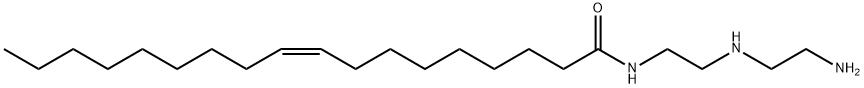 (Z)-N-[2-[(2-aminoethyl)amino]ethyl]-9-octadecenamide Struktur