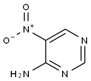 4-Pyrimidinamine, 5-nitro- (9CI) Struktur