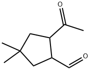 Cyclopentanecarboxaldehyde, 2-acetyl-4,4-dimethyl- (9CI) Struktur