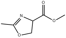 4-Oxazolecarboxylicacid,4,5-dihydro-2-methyl-,methylester(9CI) Struktur