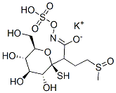 beta-d-Glucopyranose, 1-thio-, 1-[4-(methylsulfinyl)-N-(sulfooxy)butanimidate], monopotassium salt  Struktur