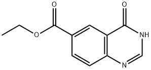 ethyl 3,4-dihydro-4-oxoquinazoline-6-carboxylate Struktur