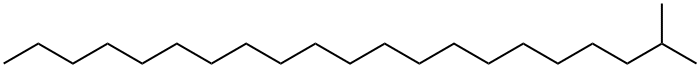 2-METHYLHENEICOSANE Struktur