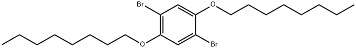 1,4-DIBROMO-2,5-DI(OCTYLOXY)BENZENE Struktur