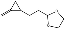 1,3-Dioxolane,  2-[2-(methylenecyclopropyl)ethyl]-  (9CI) Struktur