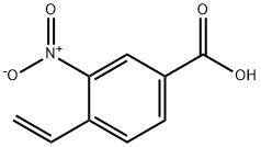 Benzoic acid, 4-ethenyl-3-nitro- (9CI) Struktur