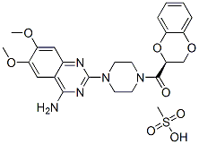 1,4-Benzodioxin, piperazine deriv. Struktur