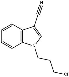 1-(3-Chloropropyl)-3-cyanoindole Struktur