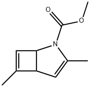 2-Azabicyclo[3.2.0]hepta-3,6-diene-2-carboxylic  acid,  3,6-dimethyl-,  methyl  ester Struktur