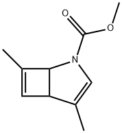 2-Azabicyclo[3.2.0]hepta-3,6-diene-2-carboxylic  acid,  4,7-dimethyl-,  methyl  ester Struktur