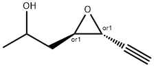 Oxiranepropanol, 3-ethynyl-, trans- (9CI) Struktur