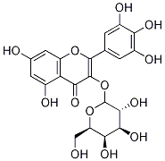 Myricetin 3-O-galactoside Struktur