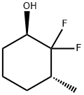 Cyclohexanol,2,2-difluoro-3-methyl-,(1R-trans)-(9CI) Struktur