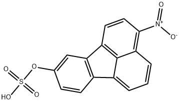 3-nitrofluoranthene-9-sulfate Struktur