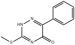 3-(METHYLTHIO)-6-PHENYL-1,2,4-TRIAZIN-5-OL Struktur