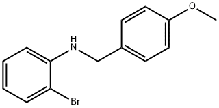 2-BroMo-N-(4-Methoxybenzyl)aniline, 97% Struktur