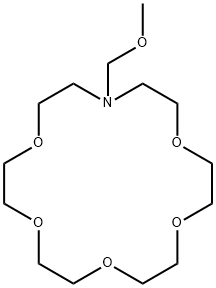 N-METHOXYMETHYLAZA-18-CROWN-6, 96 Struktur