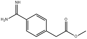 Benzeneacetic acid, 4-(aMinoiMinoMethyl)-, Methyl ester Struktur