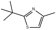 2-(1,1-Dimethylethyl)-4-methylthiazole Struktur