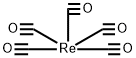 rhenium pentacarbonyl Struktur