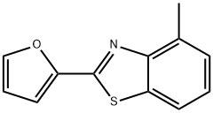 Benzothiazole, 2-(2-furanyl)-4-methyl- (9CI) Struktur