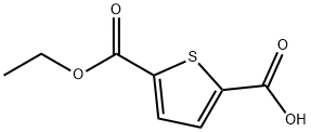 2,5-THIOPHENEDICARBOXYLIC ACID MONOETHYL ESTER Struktur