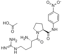 ARG-PRO-P-NITROANILIDE ACETATE SALT Struktur