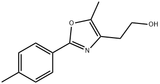 2-[5-METHYL-2-(4-METHYLPHENYL)-1,3-OXAZOL-4-YL]ETHANOL Struktur