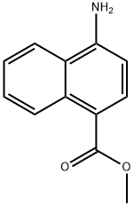 1-Naphthalenecarboxylicacid,4-amino-,methylester(9CI) Struktur