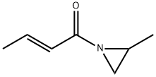 Aziridine, 2-methyl-1-(1-oxo-2-butenyl)-, (E)- (9CI) Struktur