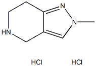 4,5,6,7-TETRAHYDRO-2-METHYL-2H-PYRAZOLO[4,3-C]PYRIDINE DIHYDROCHLORIDE Struktur