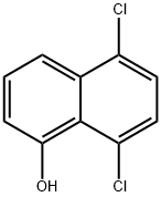 5,8-dichloro-1-naphthol  Struktur