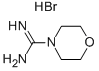 MORPHOLINOFORMAMIDINE HYDROBROMIDE Struktur