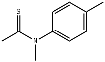 Ethanethioamide,  N-methyl-N-(4-methylphenyl)- Struktur