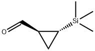 Cyclopropanecarboxaldehyde, 2-(trimethylsilyl)-, trans- (9CI) Struktur
