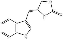 (R)-(-)-4-(1H-INDOL-3-YLMETHYL)-2-OXAZOLIDINONE Struktur