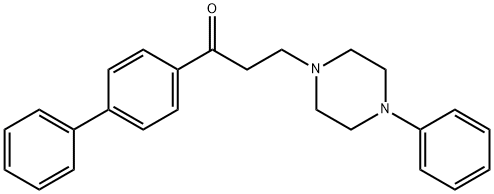 1-[1,1'-BIPHENYL]-4-YL-3-(4-PHENYLPIPERAZINO)-1-PROPANONE Struktur